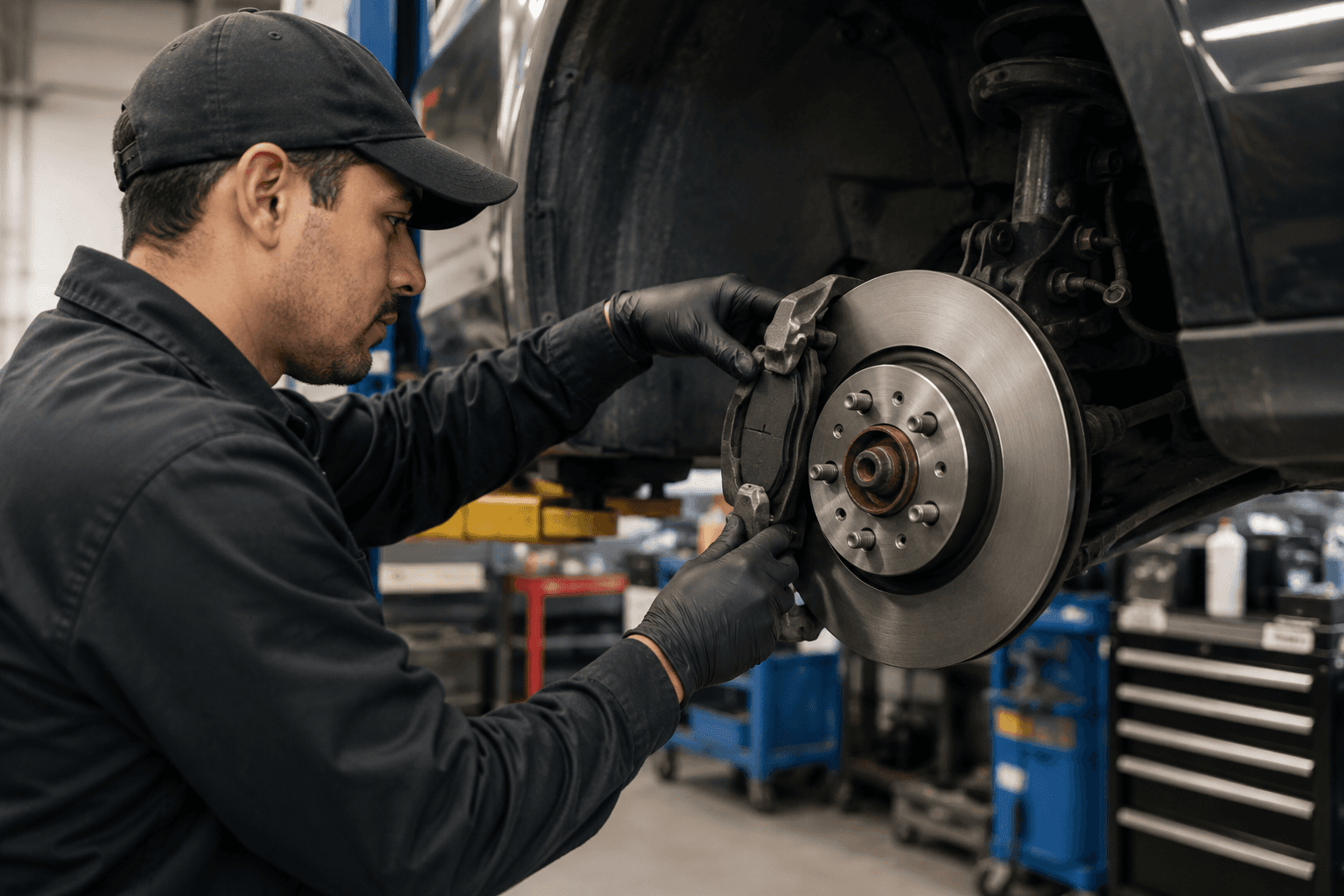 Brake Pad Replacement at Mainland Collision