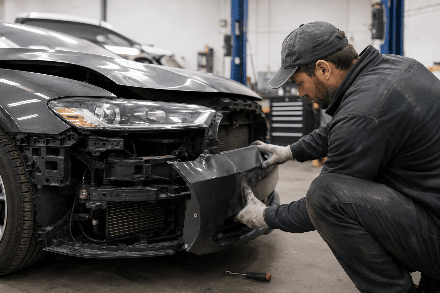 Bumper Repair at Mainland Collision