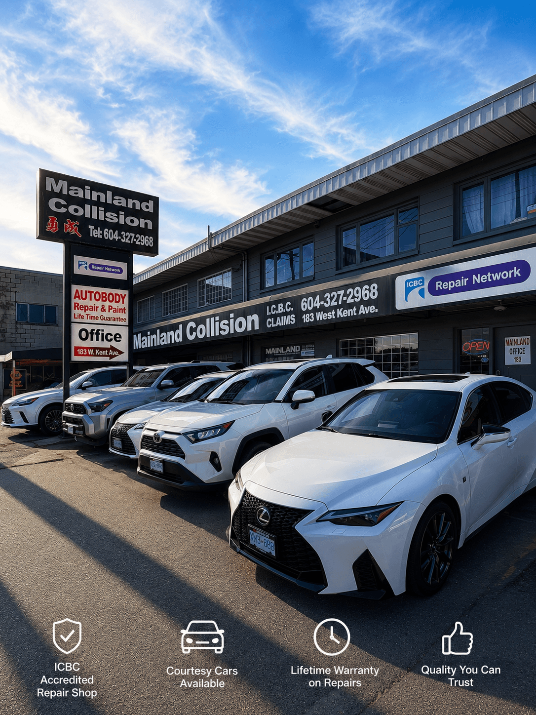Courtesy Cars at Mainland Collision